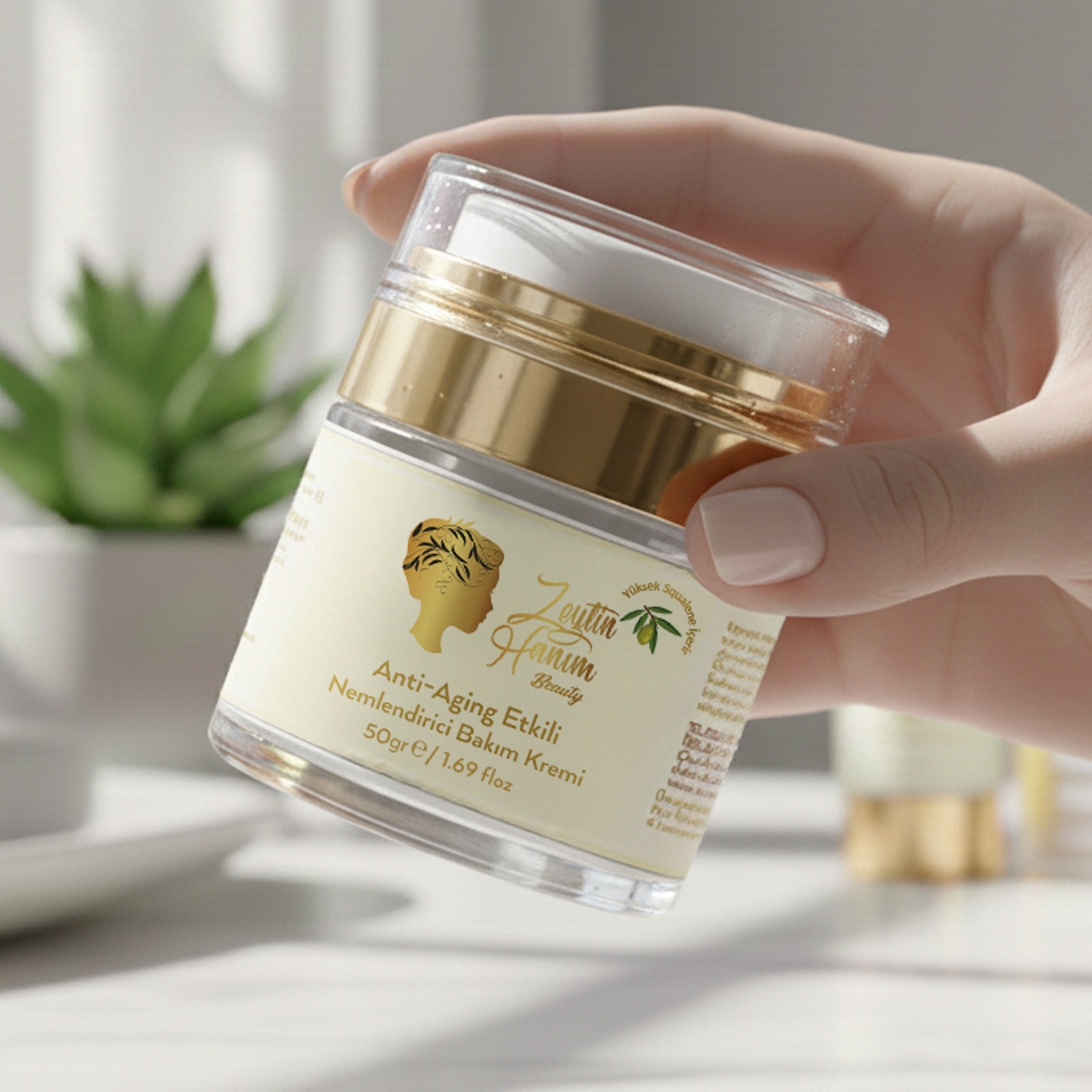 Zeytin Hanım Beauty Anti-Aging Onarıcı Nemlendirici Bakım Kremi / 50ml